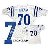 Art Donovan Signed Baltimore Colts Away Jersey w/HOF 68 Insc.