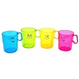 Funny Face/ファニーフェイス《クリアカラー》マグ4個セット☆面白食器(マグカップ)通販☆