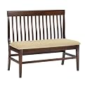Verona Bench with Cushion - Brown