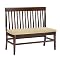 Verona Bench with Cushion - Brown