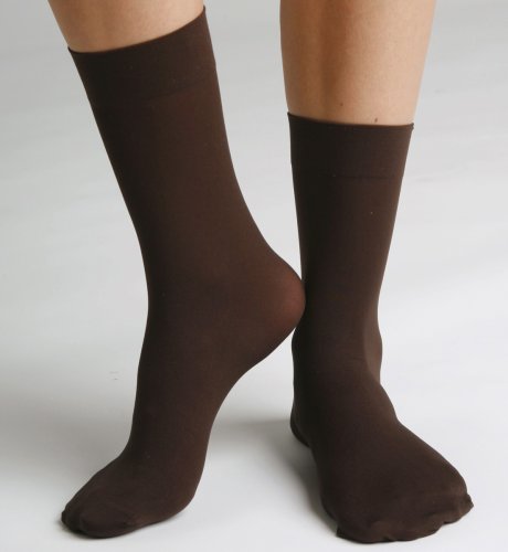 3 Pairs of 40 Denier Opaque Ankle Highs