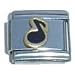 Musik-Note schwarz, music note black