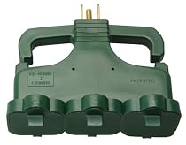 Coleman Cable 9908-05 3 Outlet Outdoor Adapter with Cord Manager