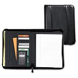 Review Impala  / Impala Conference Portfolio Leather Zipped includes Internal Calculator and A4 Notepad Black Ref 508090B