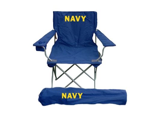 Naval Academy Navy Outdoor Folding Travel Chair
