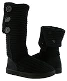 New Womens Knitted Crochet Cardy / Cardi Boots