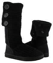 Womens Knitted Cardy Boots
