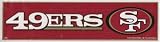 San Francisco 49ers NFL Bumper Sticker - 3" x 11"