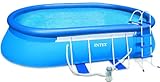 Intex Oval Frame Pool Set, 18-Feet by 10-Feet by 42-Inch