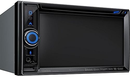 Clarion NX604 DVD/CD Receiver with 6.2-Inch Touchscreen/HD/Navigation/AM/FM Tuner