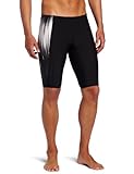 Speedo Men's Team Collection Power Sprint Endurance Jammer Swimsuit, Black, 34