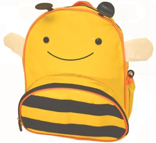 Bumblebee Bee Yellow Smiley Toddler Backpack 12 Inch , Cute