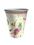 Caspari Happy Birthday Set of 8 Paper Cups