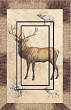 Elk Yukon Thunder Switchplate Stick-on Applique Rustic Bath Home Decor