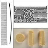 Edelbrock Dress-Up Kit Big Block Chevy Valve Covers & Round Air Cleaner (Photo Etched & Resin) 1-24- 1-25 Model Car Garage