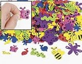 500 Assorted Bug Shape Foam Self-Adhesive Craft Stickers