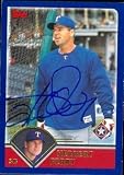 Herbert Perry Autographed/Hand Signed MLB Baseball Card (Texas Rangers) 2003 Topps #75