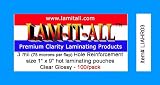 FREE SHIPPING Hole Reinforcements 3 mil hot Laminating pouches 1 x 9 LAM-IT-ALL 100/box LIAHR03