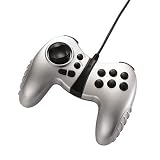 エレコム 10ボタン連射機能付USBゲームパッド(シルバー) JC-U2510TSV