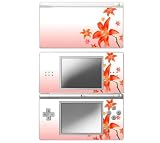 Flying Flowers Decorative Protector Skin Decal Sticker for Nintendo DS Lite ....