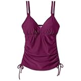 Athleta Shirred Bra Cup Swim Tankini