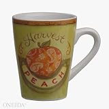 Oneida A La Mode Mug Peach, 13oz. Dinnerware