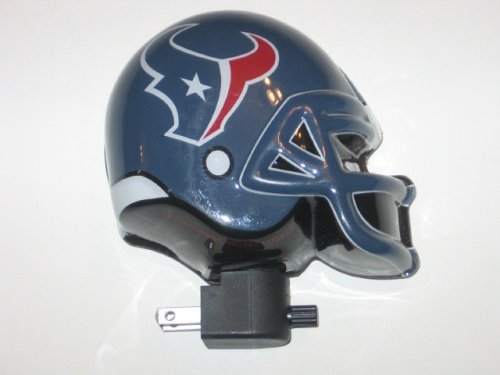HOUSTON TEXANS 3-D Logo Helmet Shaped NIGHT LIGHT