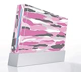 Pink Camo Decorative Protector Skin Decal Sticker for Nintendo Wii Console