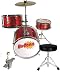 Cannon Kaboom 3-Piece Kids/Children's Junior Drum Set for 2 to 5 yrs old - Red