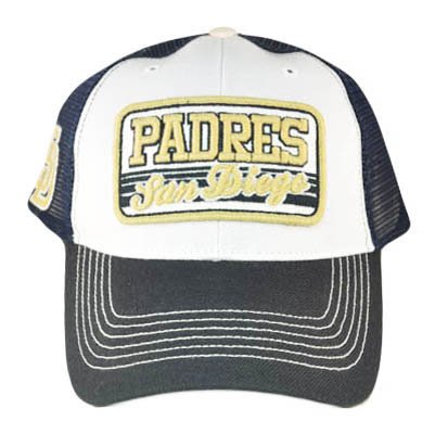 MLB SAN DIEGO PADRES SNAP BACK MESH BLUE WHITE HAT CAP