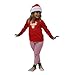 We Match! Plush Soft Deluxe Red & White Santa Hat - Infant Through Adult Sizes (3-6 Months)