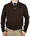 Luciano Natazzi Mens Sweater Quarter Button Mock Neck Cotton Pullover Slim Fit
