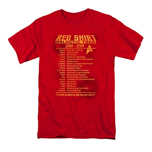 Star Trek T-Shirt RED SHIRT TOUR Original Series