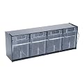 Four-Bin Tilt Storage System