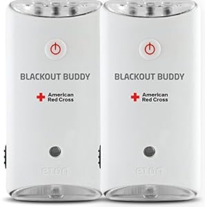 The American Red Cross Blackout Buddy the emergency LED flashlight, blackout alert and nightlight, pack of 2, ARCBB200W-DBL