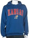 Soffe University of Kansas Hoodie with Arch and Mascot