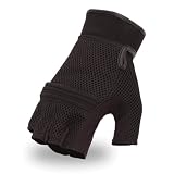 First Mfg Mens Mesh Fingerless Glove (M)