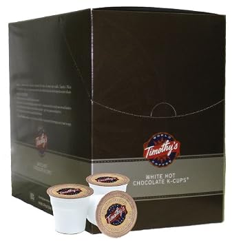 Set A Shopping Price Drop Alert For Timothy's World Coffee, White Hot Chocolate, 22-Count K-Cups for Keurig Brewers (Pack of 2)