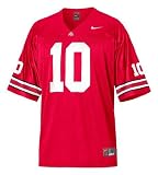 Ohio State #10 Nike Home Red Youth Replica Jersey (Youth Small (8-10))