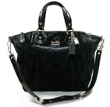 Coach Signature Op Art Claire Business Bag Purse Tote 14335 Black