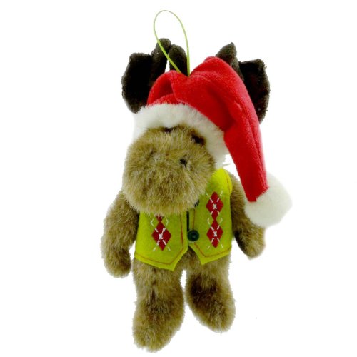 Boyds Bears Plush ST. NICKELMOOSE ORNAMENT 4014686 Christmas Moose Santa New Boyds Bears Plush ST. NICKELMOOSE ORNAMENT 4014686 Christmas Moose Santa New