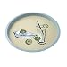 Nigella Lawson Circular Tray red rim blue inset(60NL6TRCBL)