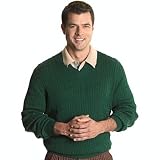 Long Sleeve V-Neck Cable Sweater