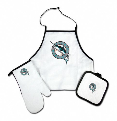 Florida Marlins Grilling Apron Set