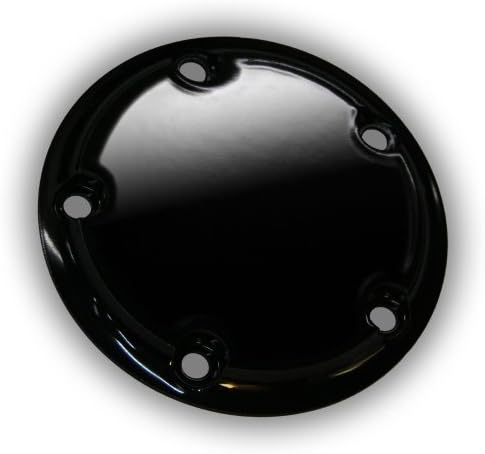 FIGURE MACHINE - CLASSIC 5 HOLE TWIN CAM TIMER COVER - SMOOTH FACE - BLACK DENIM