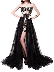 Cocktail Sweetheart Charmeuse Lace Homecoming Dress/Prom Dress/Party Dress 