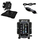 Auto Bean Bag Dash Holder with Car Charger for the Samsung Gravity T - uses Gomadic TipExchange Technology