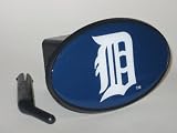 DETROIT TIGERS Team Logo 6 x 3 Trailer Hitch Cover