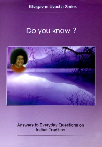 Do You Know? (Bhagawan Uvacha Volume 2)