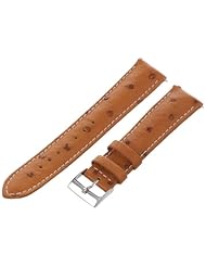 Swiss Watch International 20 MM Camel Genuine Ostrich 20OS03C